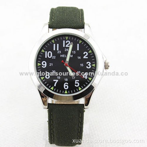 Promotional watches, AAA grade nylon strap alloy case, sample time 1 day